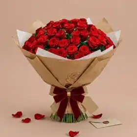 Luxury 100 Red Roses Romance Bouquet