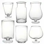 Premium Clear Glass Vases