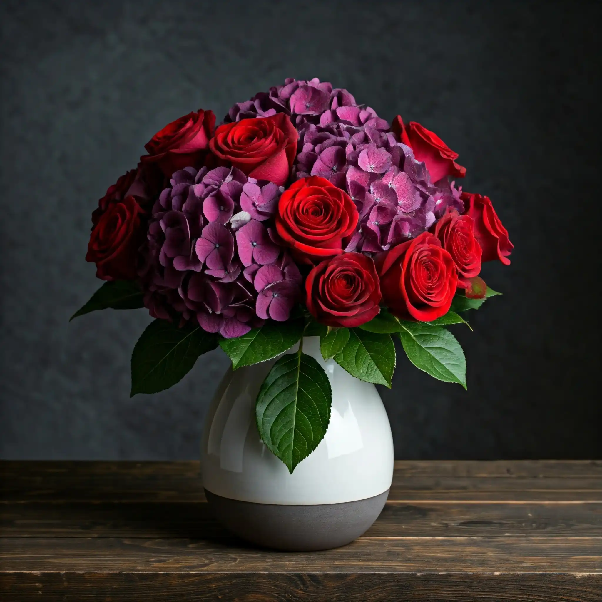 Rustic Antique Hydrangea Garden Bouquet 2 Rustic Antique Hydrangea Garden Bouquet - Image 2