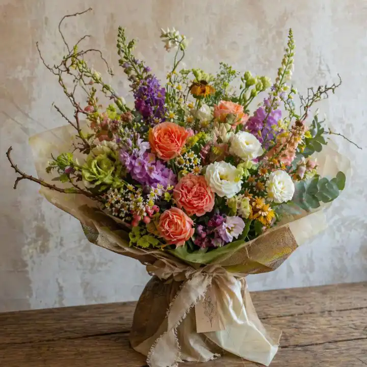 Rose and Snapdragon Bouquet 1 Rose and Snapdragon Bouquet