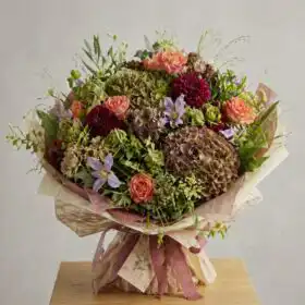 Rustic Antique Hydrangea Garden Bouquet