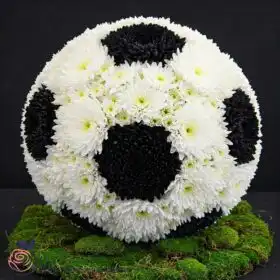 Football Memorial Funeral Flowers