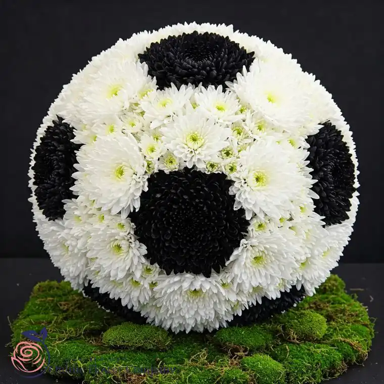 Football Memorial Funeral Flowers 1 Football Funeral Flowers