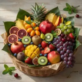 Large Exotic Fruit Basket