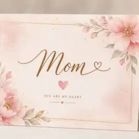 Mom's Elegant Gift Card