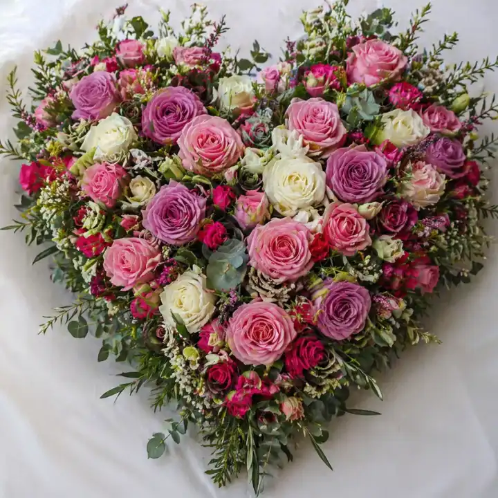 Heart Funeral Wreath 1 Heart Funeral Wreath