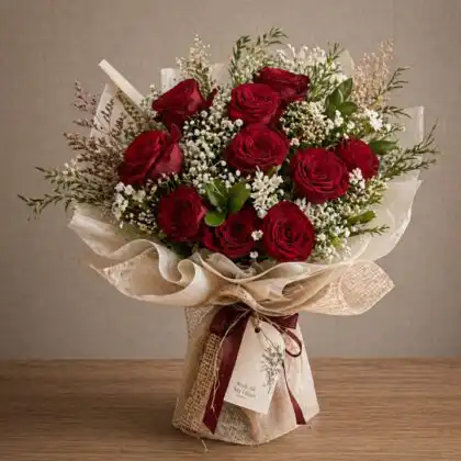 13 Red Roses Bouquet