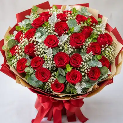 24 Red Roses Bouquet