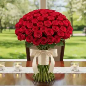 Red Royalty -  Bouquet of 50 Red Roses