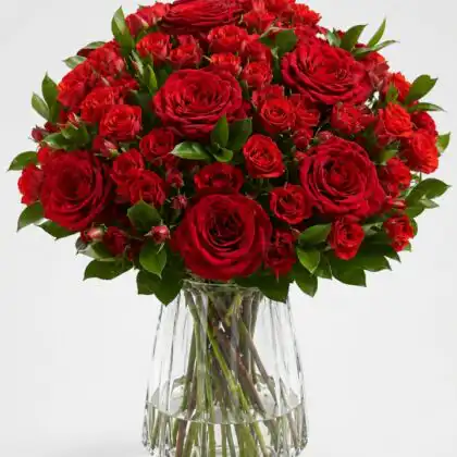 Red Roses Bouquet Flowers