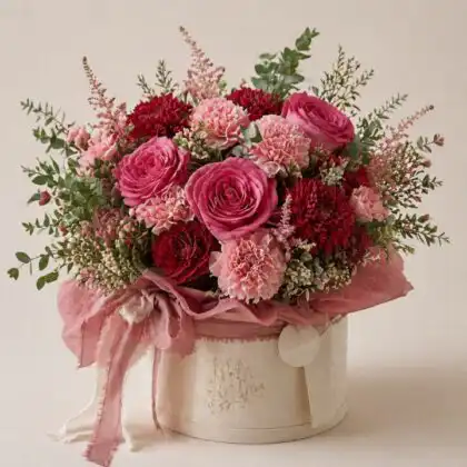 Vibrant Pink Rose Bliss