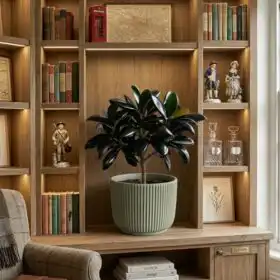 Burgundy Rubber Plant