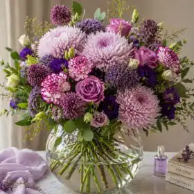 The Lavender Serenade: A Luxury Pink & Purple Bouquet