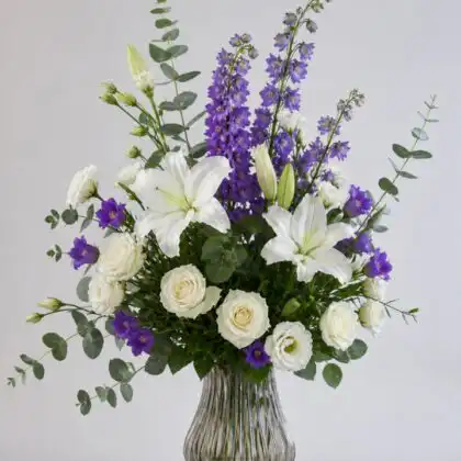 sympathy flowers with vase delivery