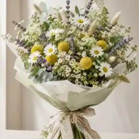 Luxury Daisy and Lavender Bouquet