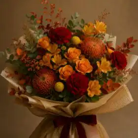 Autumn blaze hand tied