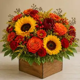 Autumn Box Arrangement