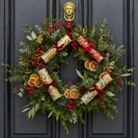 Christmas Cracker Door Wreath