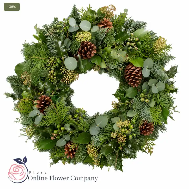 Christmas Festive foliage wreath for sale 1 Festive foliage wreath for sale