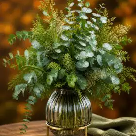 Eucalyptus arrange at home