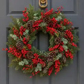 Best Luxury ilex christmas wreath