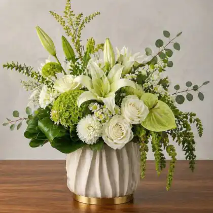 White Sympathy Flowers