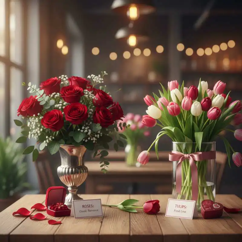 Tulips or roses for Valentine's