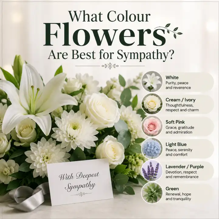 Blog 61 What Colour Flowers Are Best for Sympathy