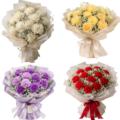 All Types of Carnation Bouquets